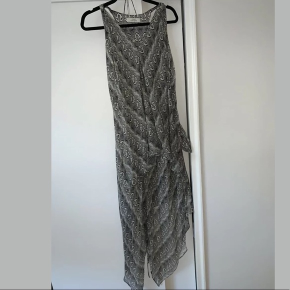 Robert Rodriguez Python Print Handkerchief Dress - Picture 2 of 5